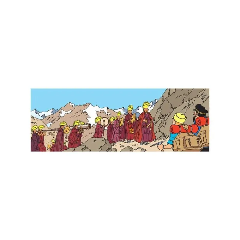 Flash Sale Briefkaart Kuifje-Processie in Tibet Ansichtkaarten