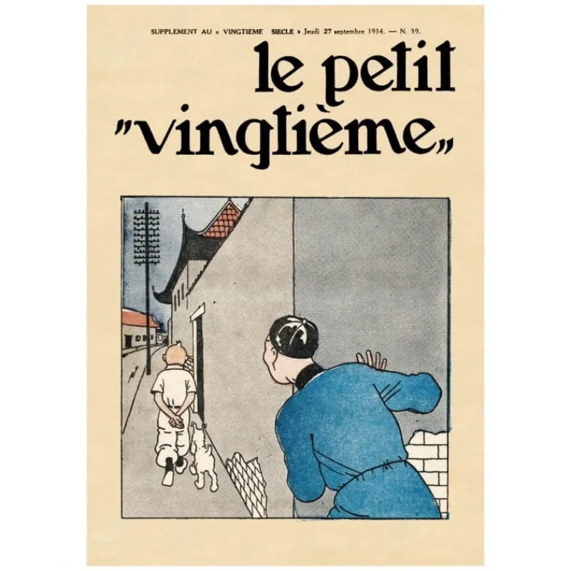 Cheap Briefkaart Petit Vingtième n°39 - De blauwe Lotus Ansichtkaarten