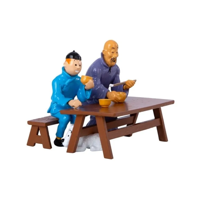 Online Kuifje - Lunch scene - Blauwe Lotus Geschenkidee | Uitzonderlijke Stukken