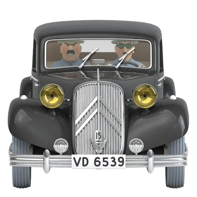 Store Kuifje Auto N°48 - De Citroën 15pk van de Douanie Auto's