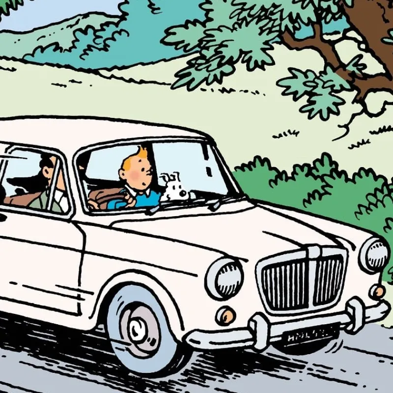 Cheap Kuifje Auto N°67 - De MG van de liften Auto's