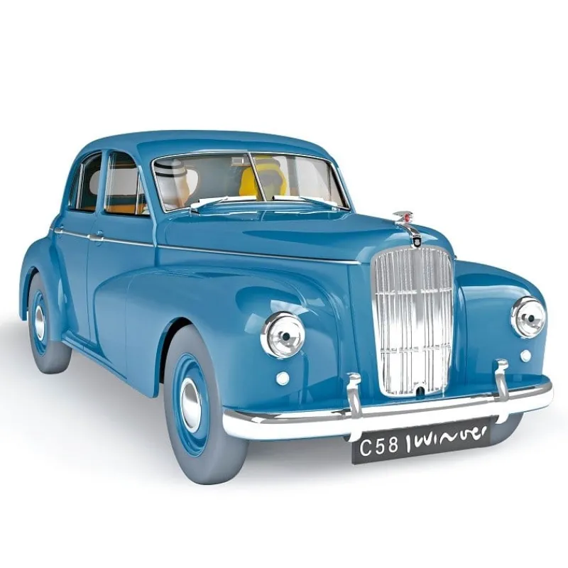 Online Kuifje Auto N°53 - De Morris 6 van partizanen Auto's