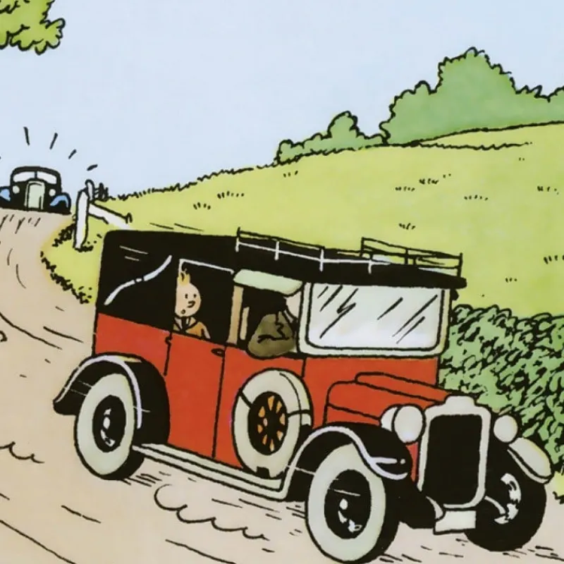 Sale Kuifje Auto N°62 - De Taxi voor Eastdown Auto's