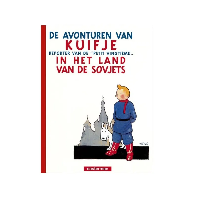 Store 01. Kuifje in het land van de Sovjets ingekleurde versie Zwart-wit Gekleurde Albums