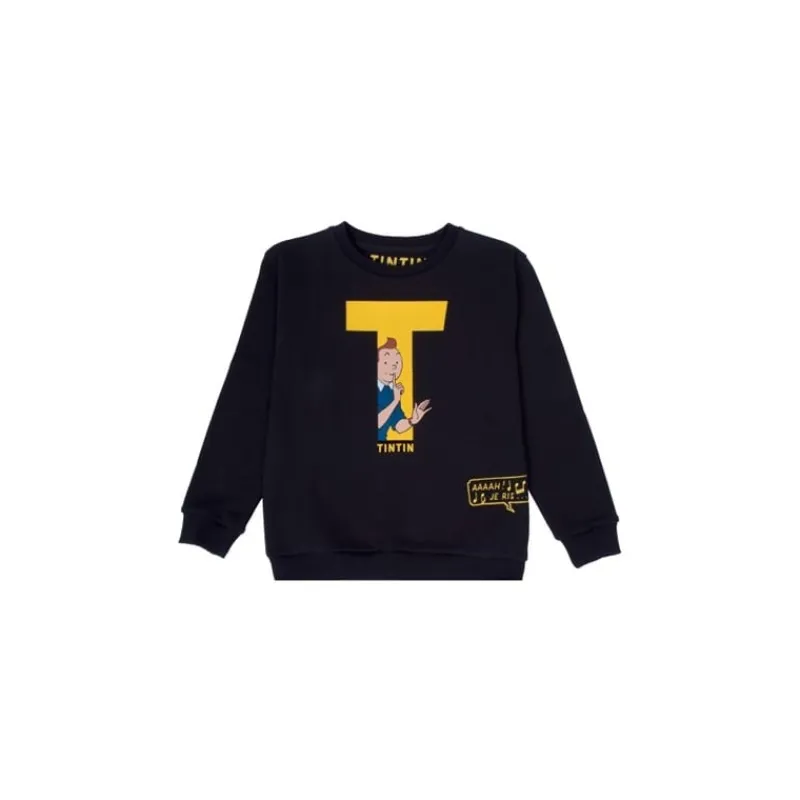 Best Kuifje sweater ‘Tintin T' zwart Sweatshirts