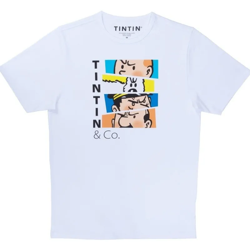Cheap Kuifje T-shirt - TINTIN&CO Kleur T-shirts