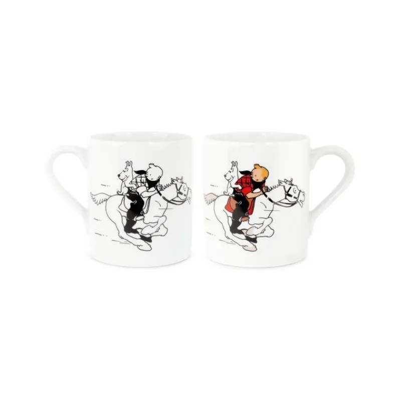 Discount Mug-Kuifje in Amerika Serviesgoed