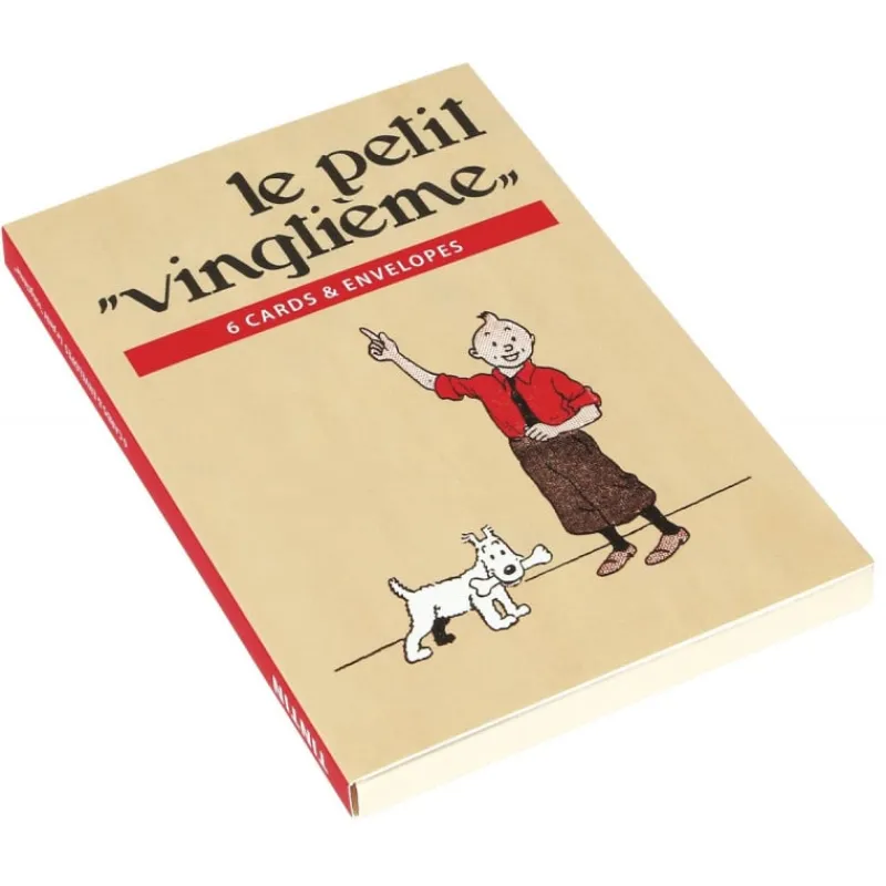 packbriefkaarten_kuifje_petit_vingtime_2.webp Outlet Pack-Briefkaarten Kuifje Petit Vingtième Ansichtkaarten