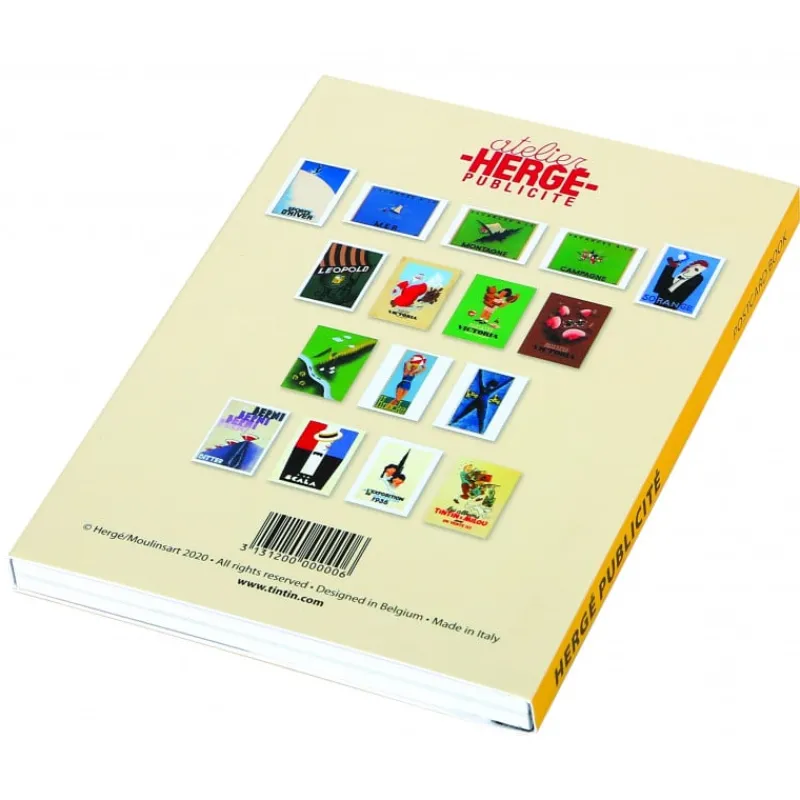 New Pack-Briefkaarten-Atelier Hergé Publicité Ansichtkaarten