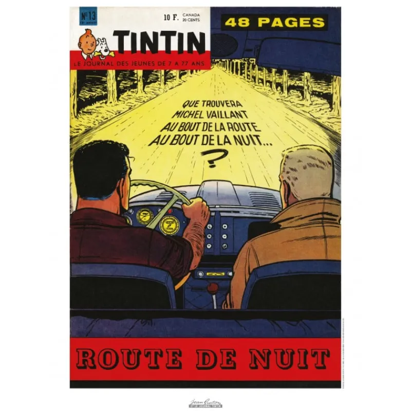 Best Poster Jean Graton - Route de nuit Jean Graton