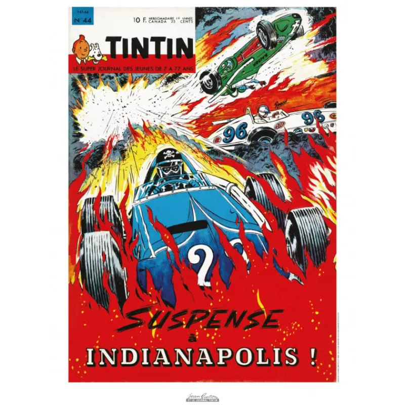 Cheap Poster Jean Graton - Suspense à Indianapolis Jean Graton