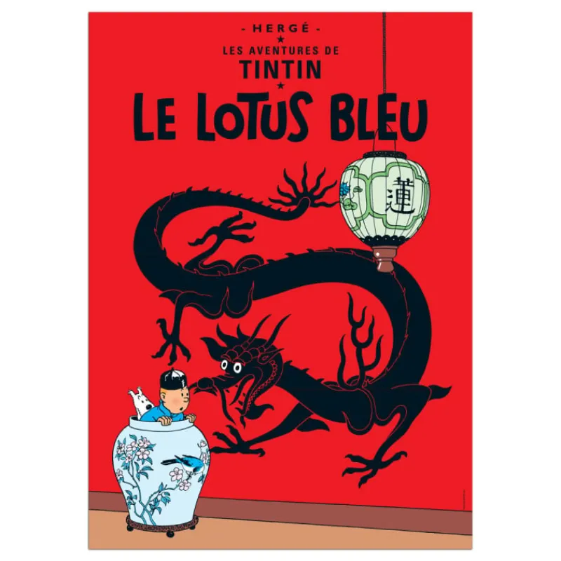 Hot Poster-De blauwe Lotus Affiches