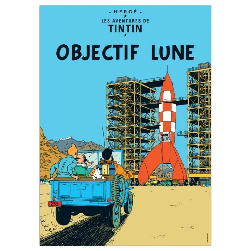 Shop Poster-Raket naar de maan Affiches