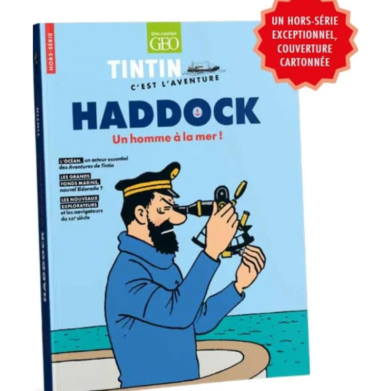 Discount Tintin, c'est l'Aventure - Haddock een man aan zee Geo Mag